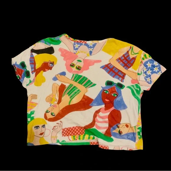 Zara Woman’s funky art print t-shirt - Picture 3 of 7